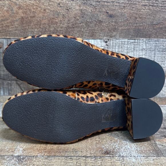 NEW Jack Rogers Berkley Booties Leopard Calf Hair Ankle Boots Size 7 - Picture 10 of 11